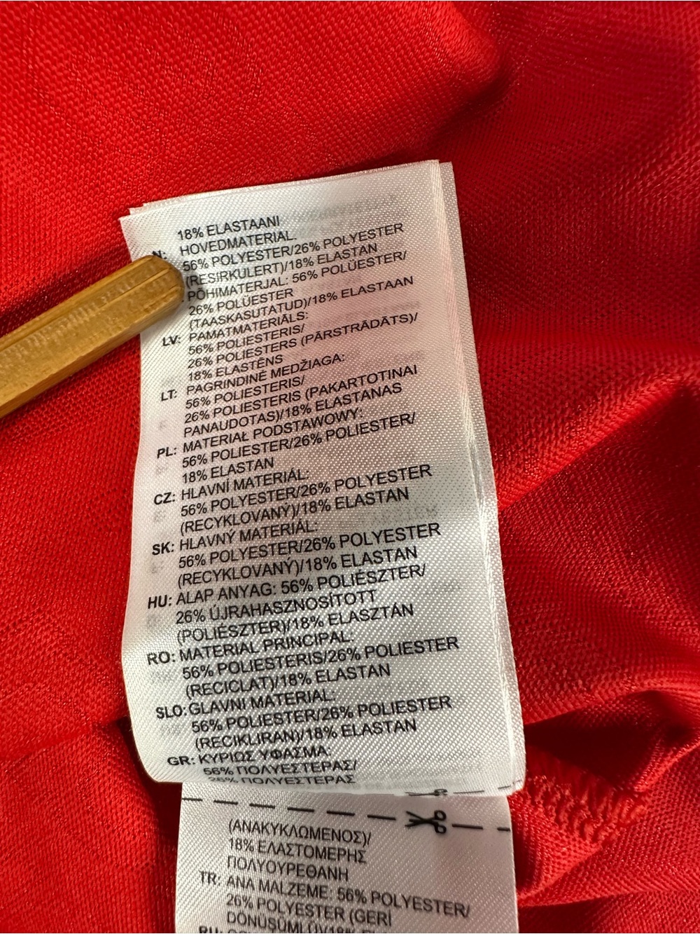 Adidas Red Jacquard Short Sleeve Bodysuit Size Large - Picture 11 of 15